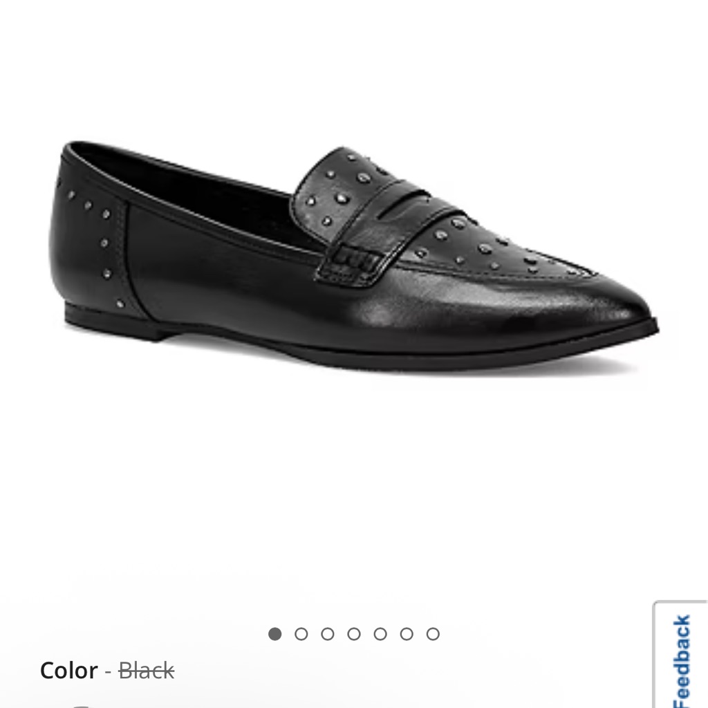 Brand New Fyre And Co Black Studded Loafers 9m